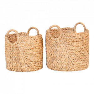 Set 2 cosuri maro din fibre naturale Passo House Nordic