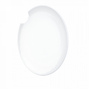 Set 2 farfurioare albe din ceramica 15 cm Bite Tassen