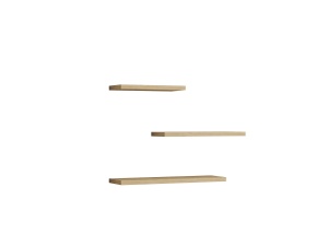 Set 3 rafturi maro Leila The Home Collection