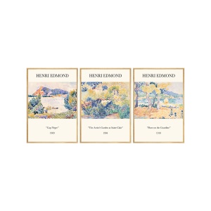 Set 3 tablouri multicolore din lemn 30x40 cm Huhu266 The Home Collection