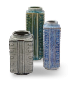 Set 3 vaze multicolore din ceramica Small City Pols Potten
