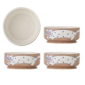 Set 4 boluri multicolore din ceramica 715 ml MIssy Bloomingville