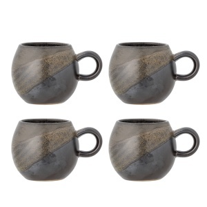Set 4 cani maro din ceramica 275 ml Paula Max Bloomingville