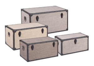 Set 4 cufere multicolore din piele ecologica Riley Bizzotto