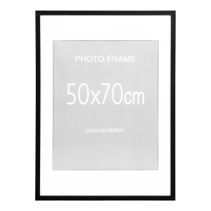 Set 5 rame foto negre 50x70 cm Marbella House Nordic