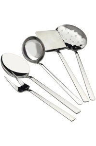 Set 5 ustensile argintii din metal Bayev The Home Collection