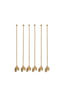 Set 6 betisoare pentru amestecat din metal Oak Leaf Ferm Living