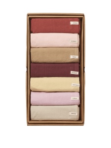 Set 7 prosoape pentru bucatarie multicolore din bumbac 50x70 cm Day Vivid Ferm Living