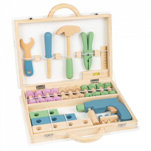 Set de joaca 43 piese din lemn si MDF Nordic Toolbox Small Foot