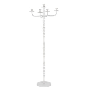 Sfesnic alb din metal 152 cm Ridhi Bizzotto