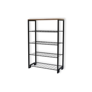 Suport incaltaminte maro/negru din metal Nancy The Home Collection