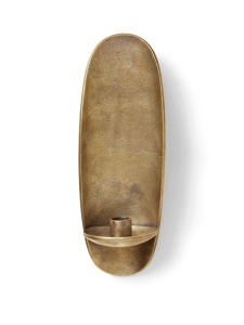 Suport lumanare pentru perete auriu din metal 31 cm Agapé Ferm Living