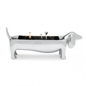 Suport pentru bijuterii argintiu din metal Dachsie Umbra