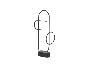 Suport pentru bijuterii negru din metal 32,6 cm Obu Ferm Living