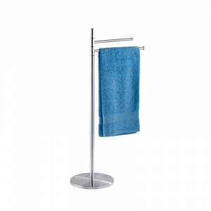 Suport pentru prosoape argintiu din metal 89 cm Pieno Towel Wenko