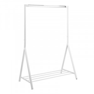 Suport pentru umerase alb/argintiu din metal 165 cm Brent Quiet Object
