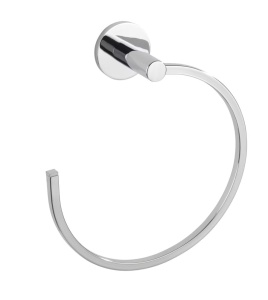 Suport prosoape argintiu din metal 19 cm Isera Wenko