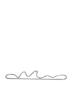 Suport prosoape argintiu din metal 66 cm Curvature Ferm Living