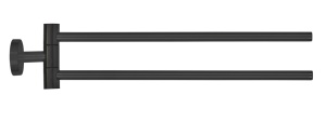 Suport prosoape din metal negru 43 cm Bosio Wenko