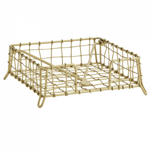 Suport servetele maro alama din metal Walter Madam Stoltz