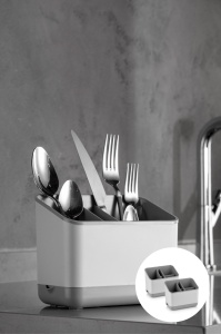Suport tacamuri gri din plastic 2LIBNM-8052 The Home Collection