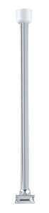 Suport tavan pentru perdea dus argintiu din metal Ceiling Wenko