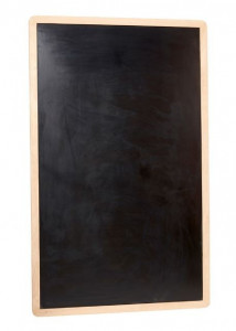 Tabla de scris neagra/maro din lemn si MDF 100x160 cm Mills Hubsch