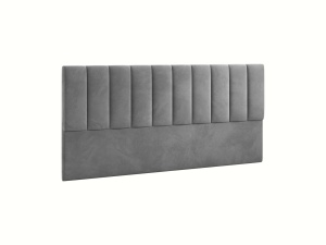 Tablie pat gri inchis din catifea 200 cm Marl Micadoni