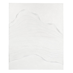 Tablou alb din fibre naturale 80x100 cm Texture Av Bizzotto