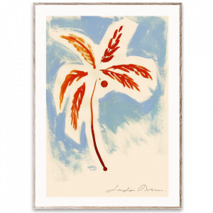 Tablou multicolor cu rama din lemn Stormy Palm Paper Collective