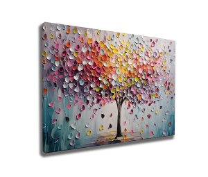 Tablou multicolor din fibre 50x70 cm WY347 The Home Collection