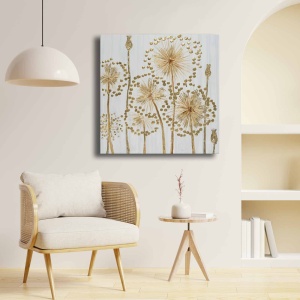 Tablou multicolor din fibre naturale 69x69 cm 6969softc-038 The Home Collection