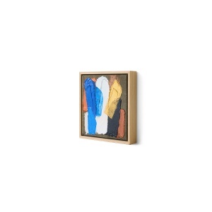Tablou multicolor din lemn 18x20 cm Moonlight Strokes HKliving