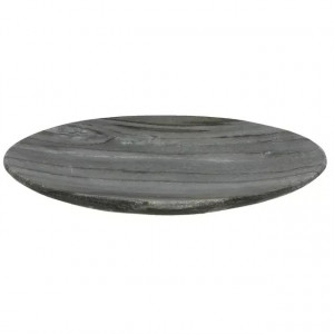 Tocator rotund negru din marmura 15 cm Marmar Pomax