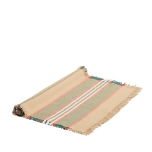 Traversa masa verde din bumbac 50x150 cm Davia Kave Home