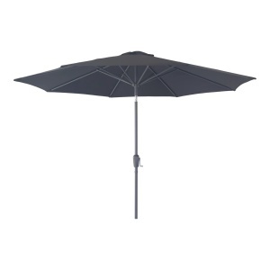 Umbrela soare neagra din metal Houston House Nordic
