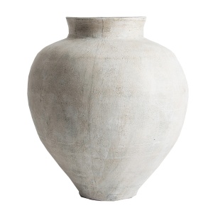 Vaza alb antic din ceramica 70 cm Artemisa Vical Home