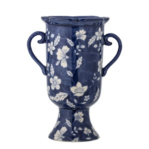 Vaza albastra/bej din ceramica 21 cm Amara Creative Collection