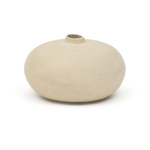 Vaza decorativa crem din hartie 9 cm Nivala Kave Home