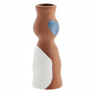 Vaza decorativa multicolora din teracota 15 cm Eneli Madam Stoltz