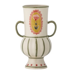 Vaza multicolora din ceramica 21 cm Odina Bloomingville