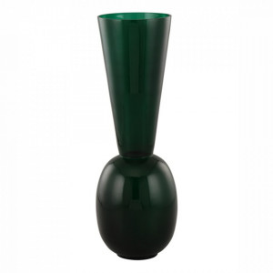 Vaza verde inchis din sticla 50 cm Daisy Van Roon Living