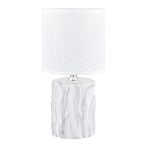 Veioza alba din ceramica 27 cm Stolowa Zuma Line