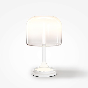 Veioza alba din sticla 42 cm Spirito Maytoni