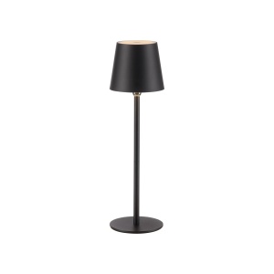Veioza neagra din metal 37 cm Boteria Zuma Line