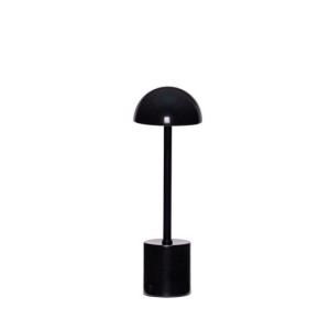 Veioza portabila neagra din metal 30 cm Taten Hubsch