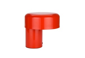 Veioza rosu corai din metal 20 cm Scoop FEST