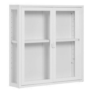 Vitrina alba din metal 80 cm Brisbane Hanging House Nordic