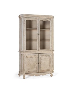 Vitrina bej din lemn 207 cm Dariel Giner y Colomer