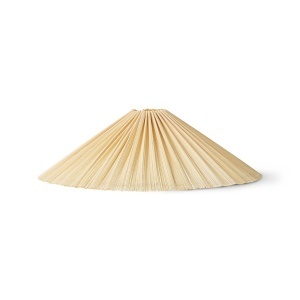 Abajur ivorie din bambus Plisse HKliving